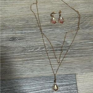 Elegant Rose Gold Jewelry Set